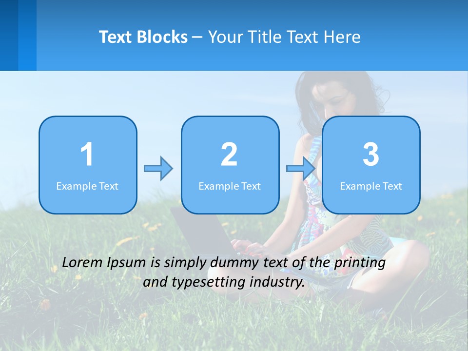 Calm Peaceful Coast PowerPoint Template