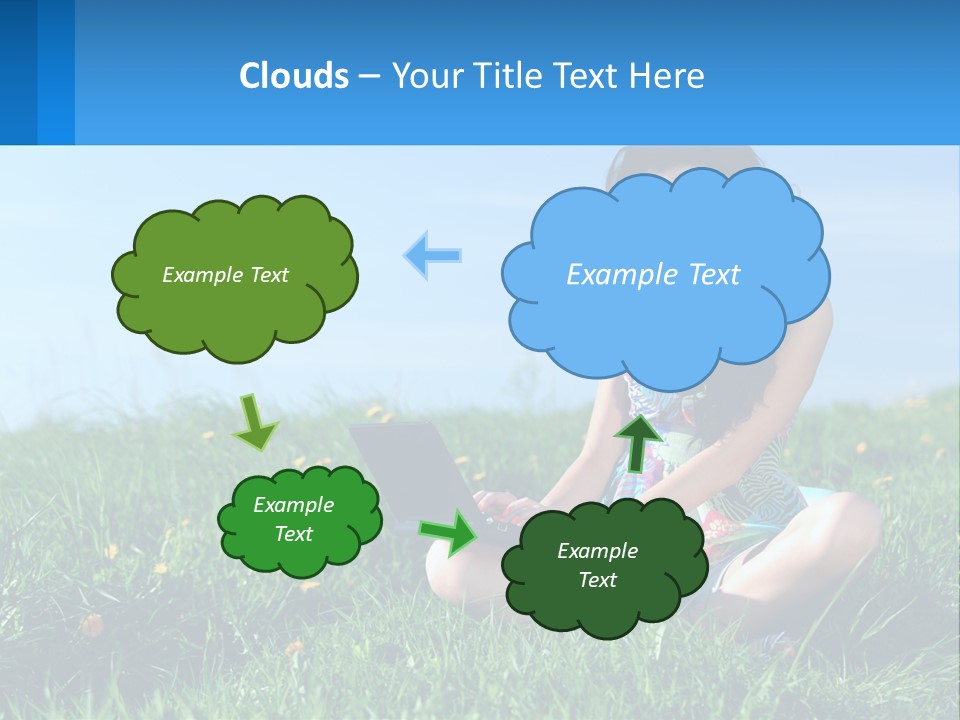 Calm Peaceful Coast PowerPoint Template