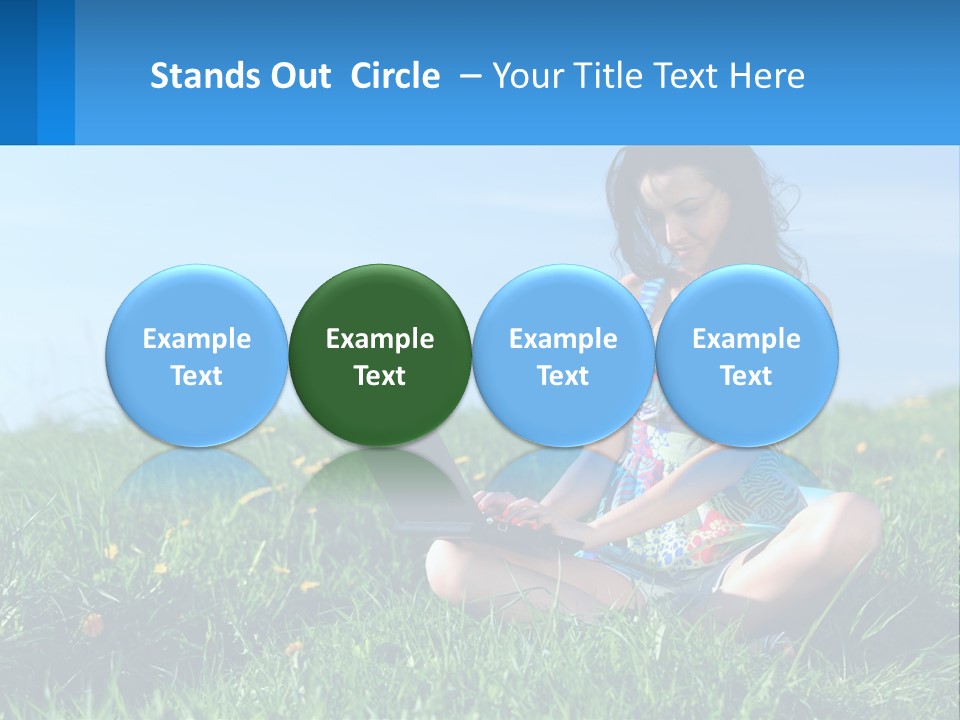 Calm Peaceful Coast PowerPoint Template