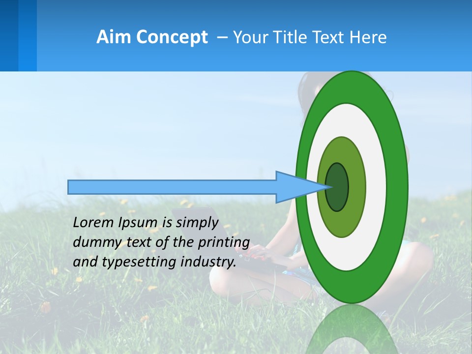 Calm Peaceful Coast PowerPoint Template