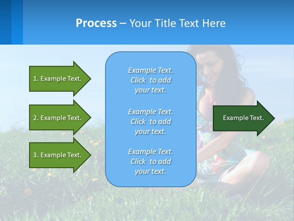 Calm Peaceful Coast PowerPoint Template