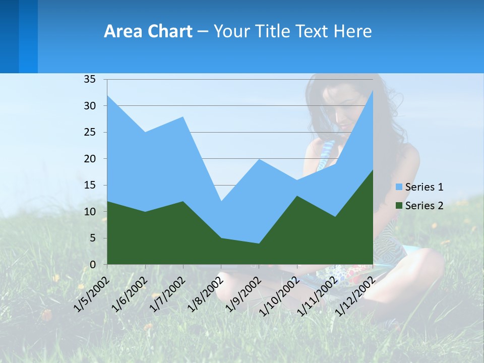 Calm Peaceful Coast PowerPoint Template