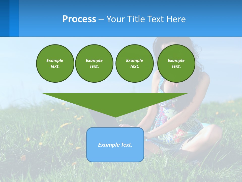 Calm Peaceful Coast PowerPoint Template