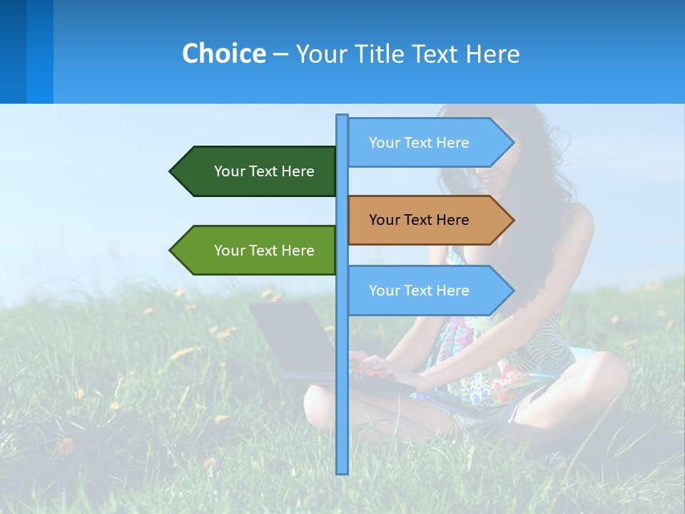 Calm Peaceful Coast PowerPoint Template
