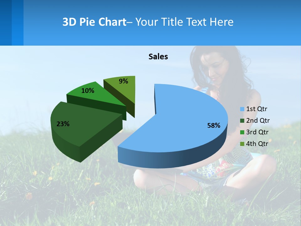 Calm Peaceful Coast PowerPoint Template