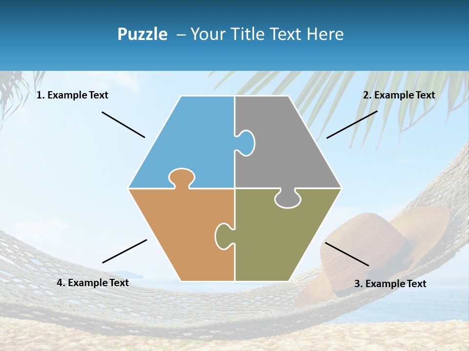 Sea Caucasian Senior PowerPoint Template