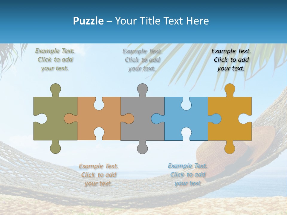 Sea Caucasian Senior PowerPoint Template