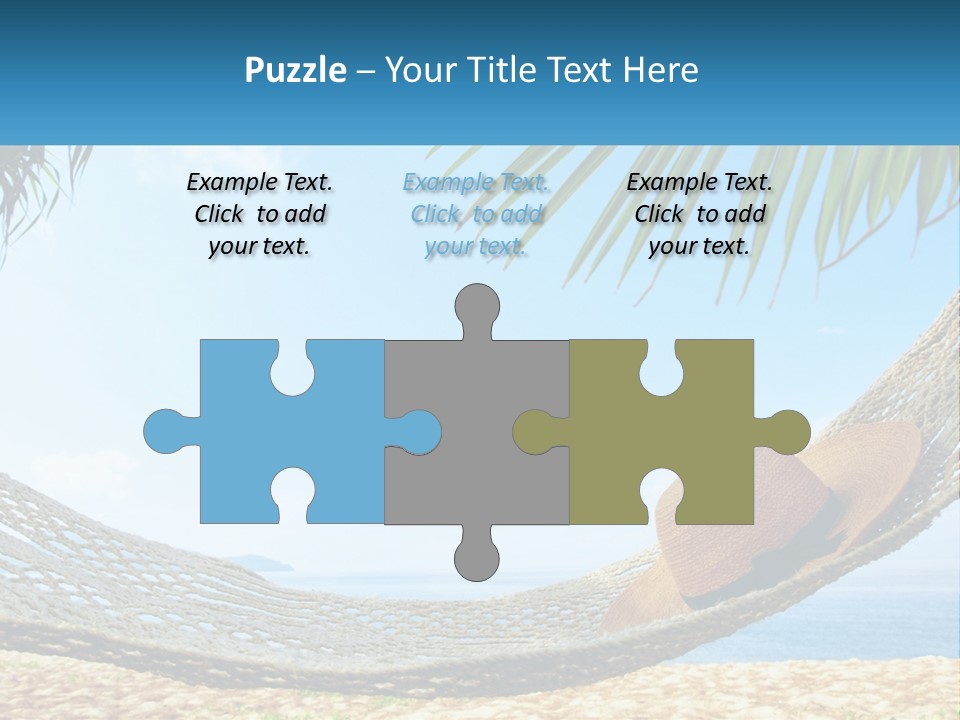 Sea Caucasian Senior PowerPoint Template