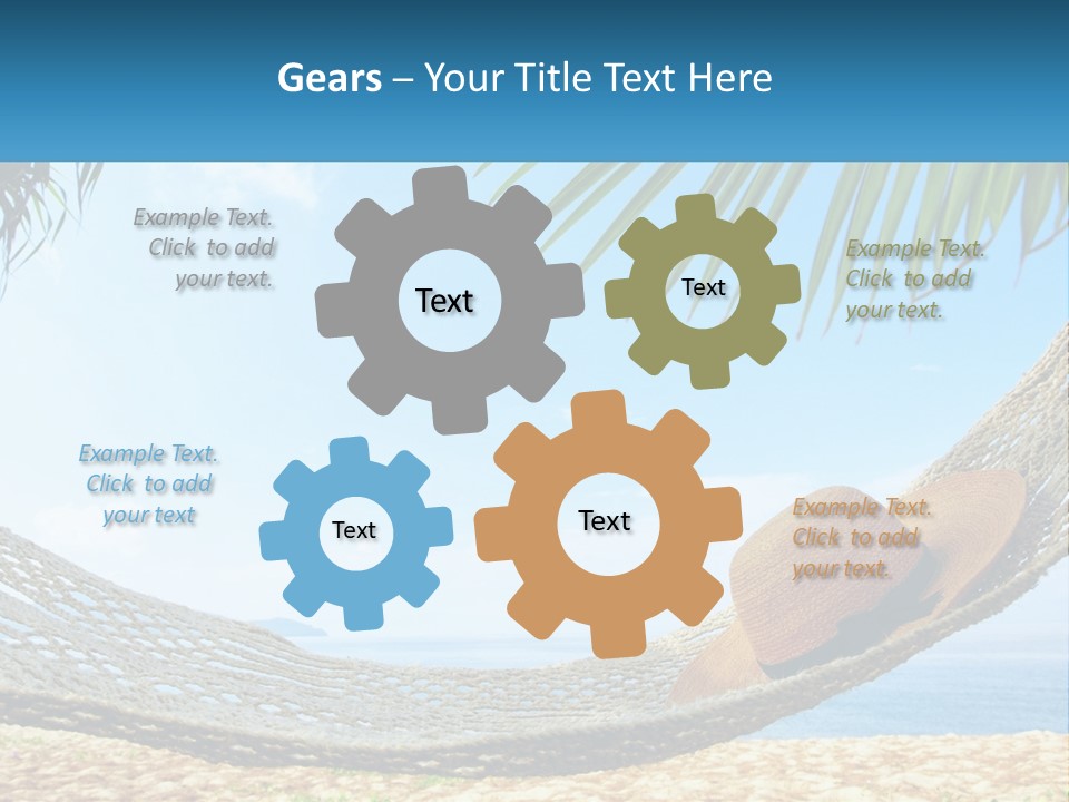 Sea Caucasian Senior PowerPoint Template