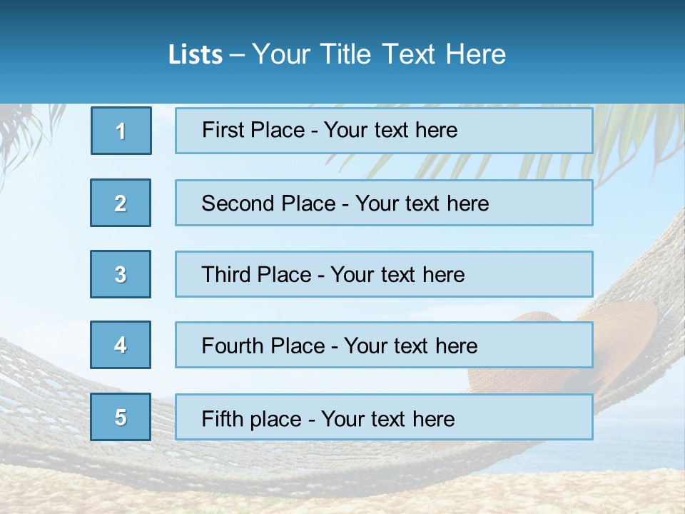 Sea Caucasian Senior PowerPoint Template