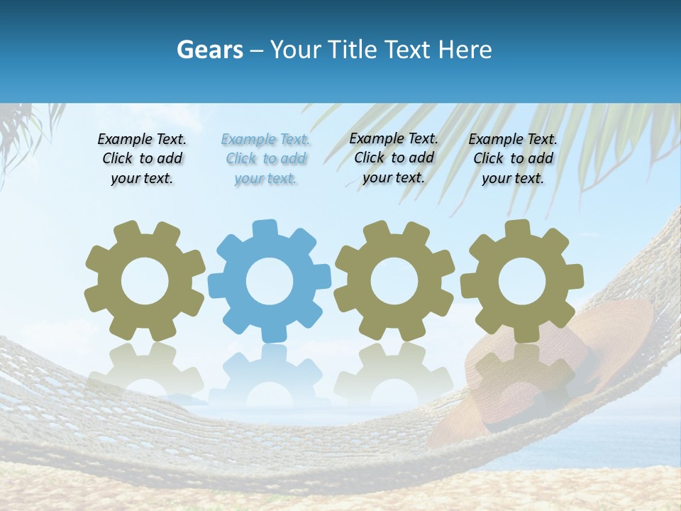 Sea Caucasian Senior PowerPoint Template