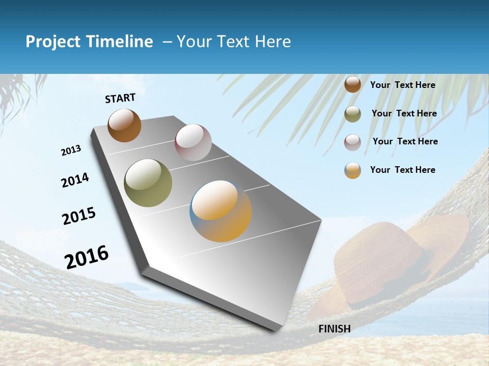 Sea Caucasian Senior PowerPoint Template