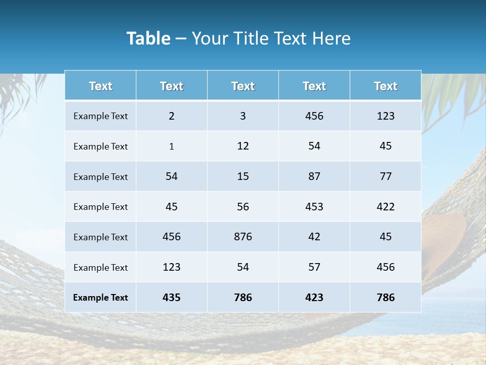 Sea Caucasian Senior PowerPoint Template