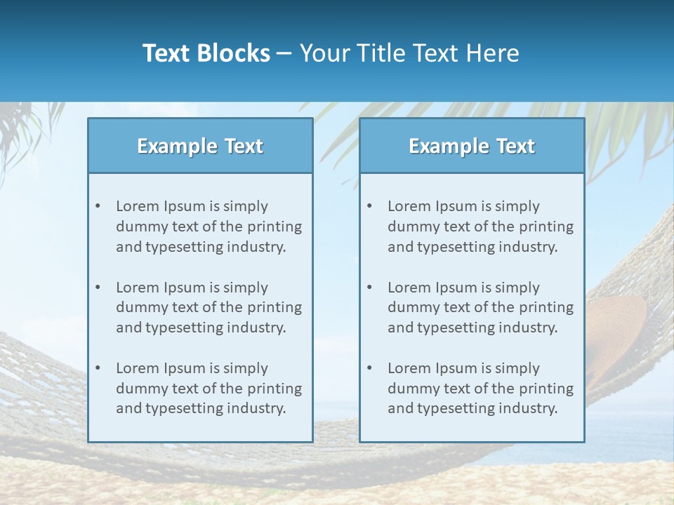 Sea Caucasian Senior PowerPoint Template