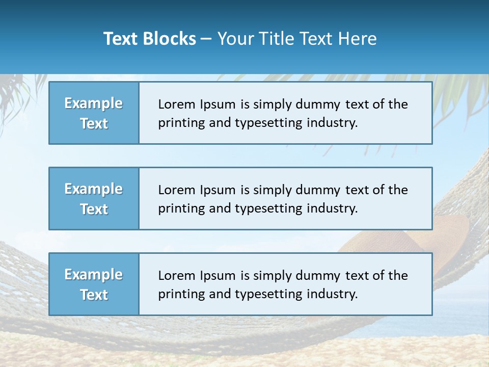 Sea Caucasian Senior PowerPoint Template