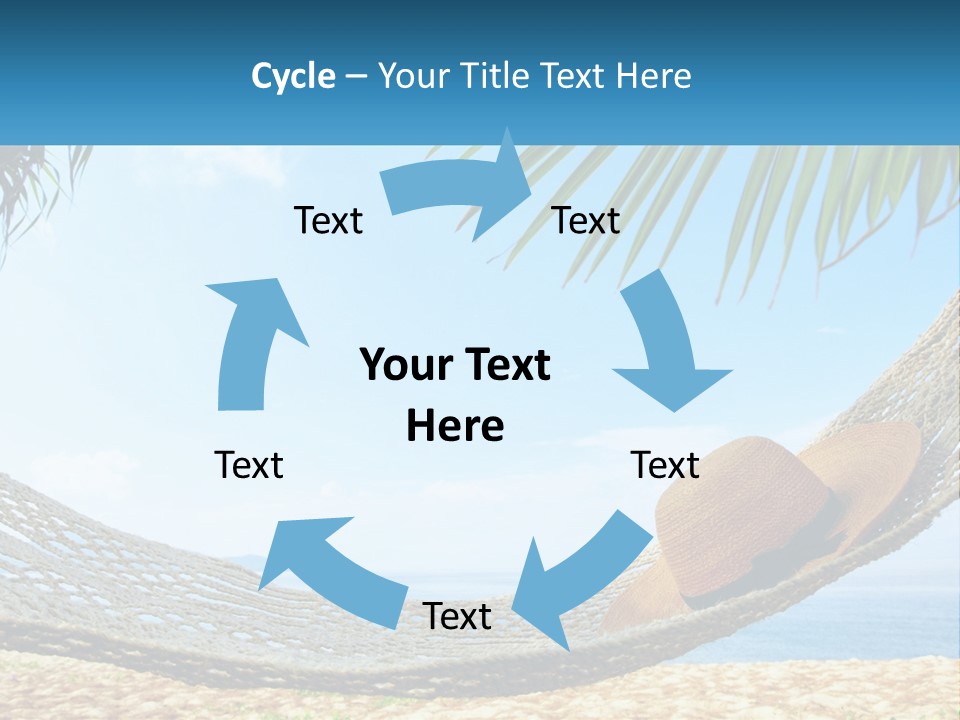 Sea Caucasian Senior PowerPoint Template