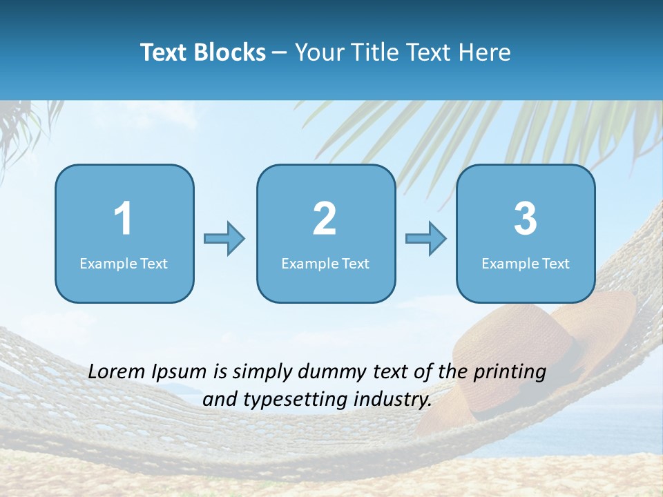 Sea Caucasian Senior PowerPoint Template