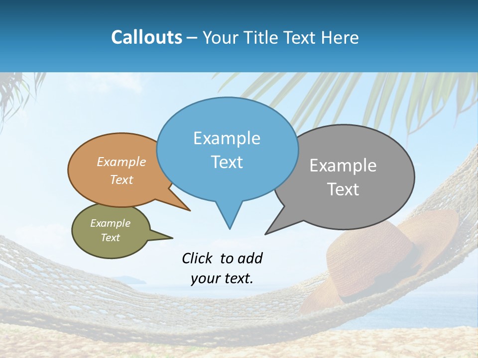 Sea Caucasian Senior PowerPoint Template