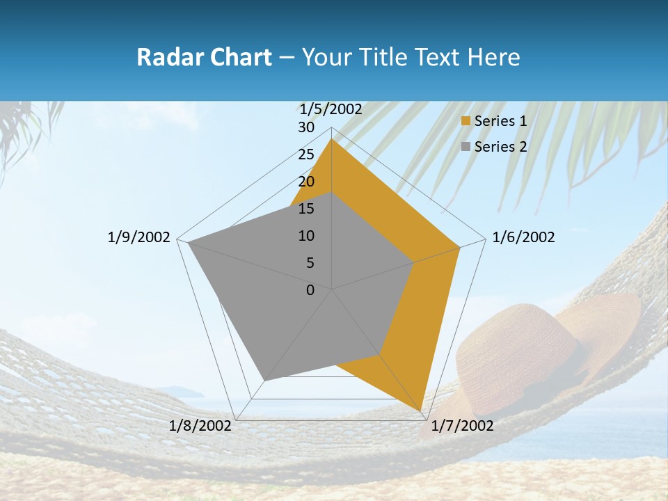 Sea Caucasian Senior PowerPoint Template