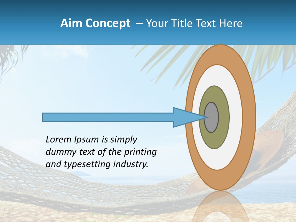 Sea Caucasian Senior PowerPoint Template