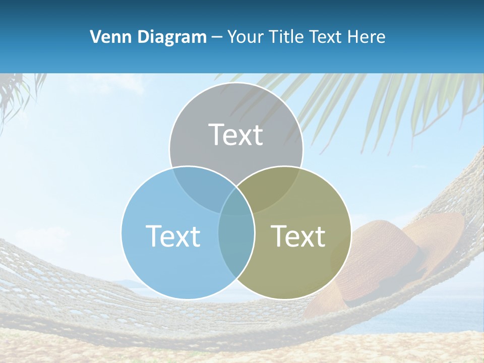 Sea Caucasian Senior PowerPoint Template