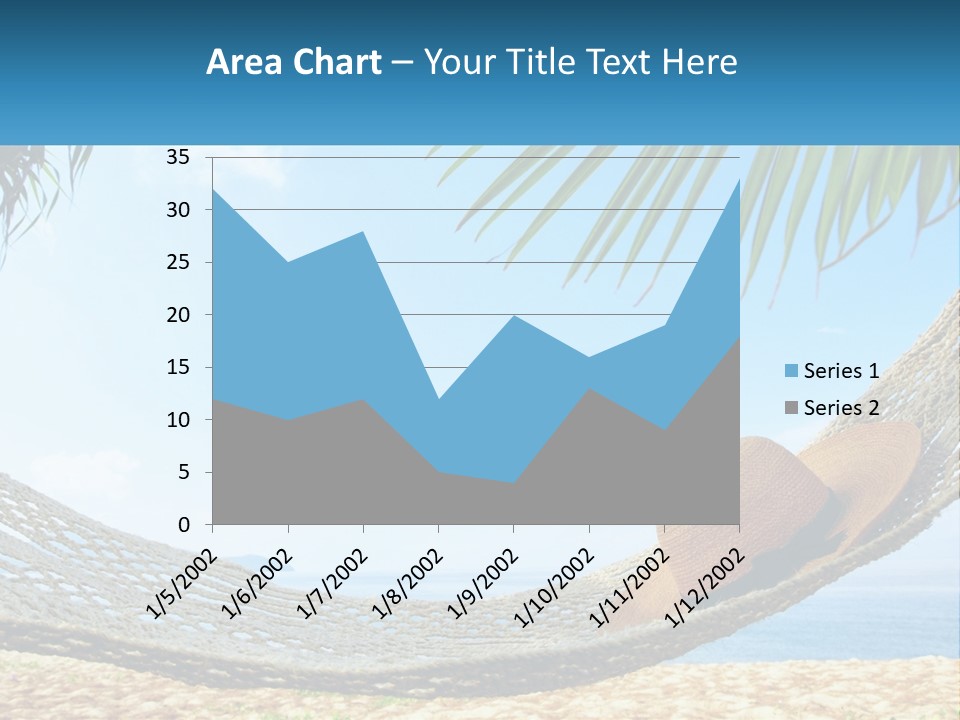 Sea Caucasian Senior PowerPoint Template