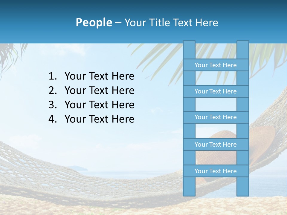 Sea Caucasian Senior PowerPoint Template