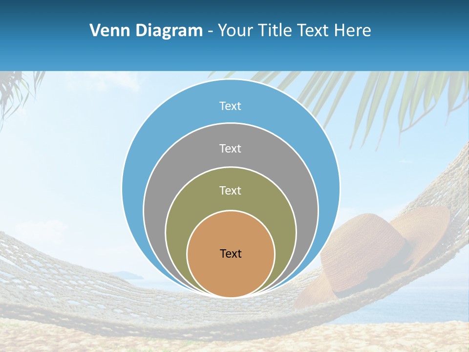 Sea Caucasian Senior PowerPoint Template