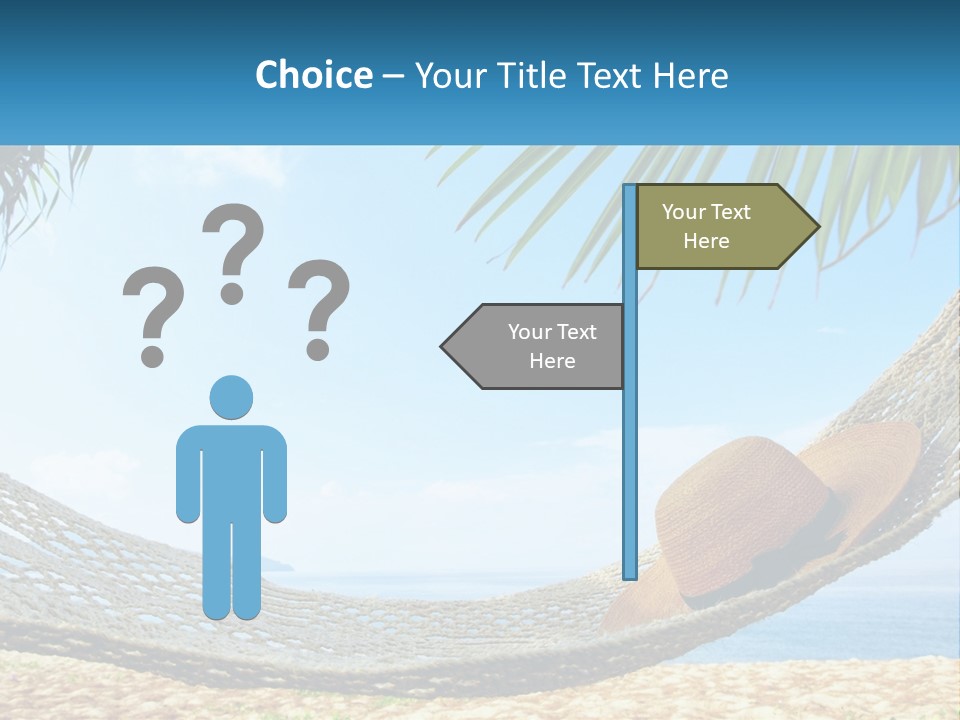 Sea Caucasian Senior PowerPoint Template