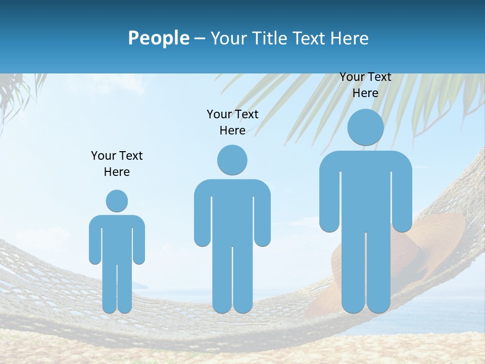 Sea Caucasian Senior PowerPoint Template