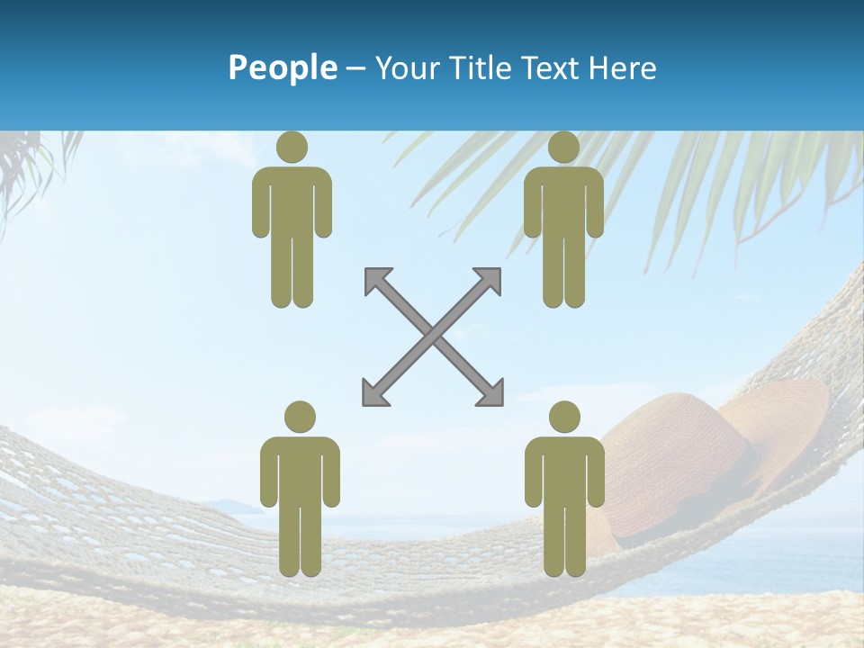 Sea Caucasian Senior PowerPoint Template