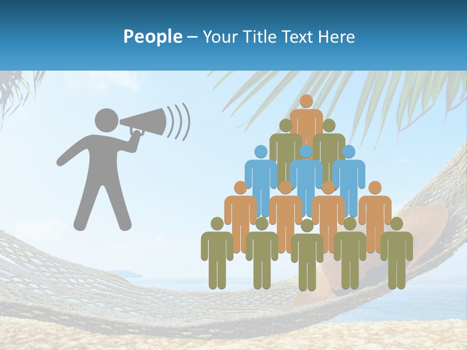 Sea Caucasian Senior PowerPoint Template