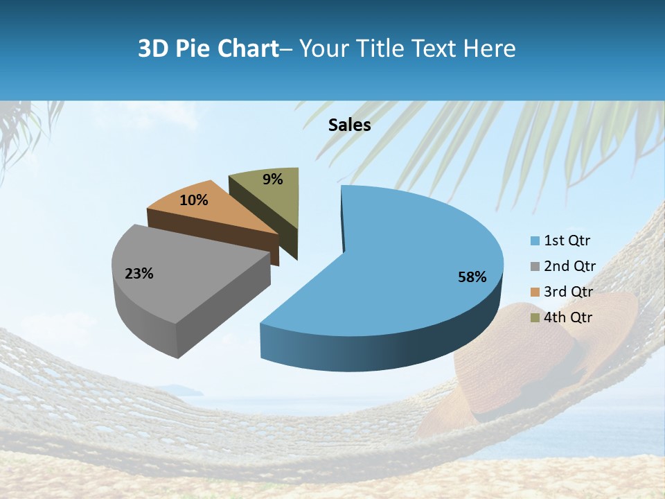 Sea Caucasian Senior PowerPoint Template