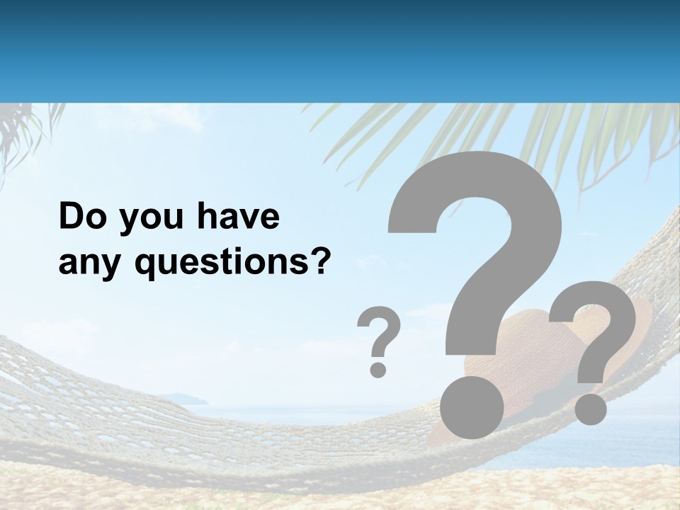 Sea Caucasian Senior PowerPoint Template