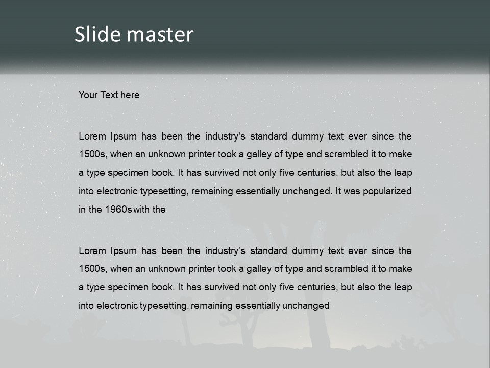 Retirement White Portrait PowerPoint Template