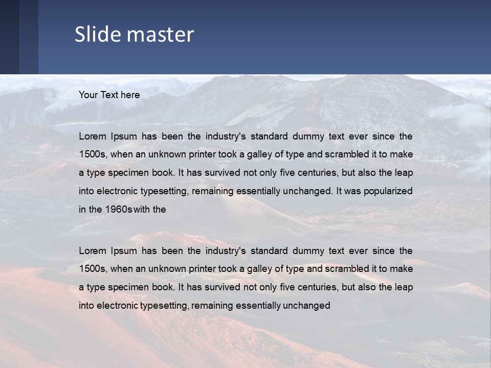 Mother White Sunset PowerPoint Template