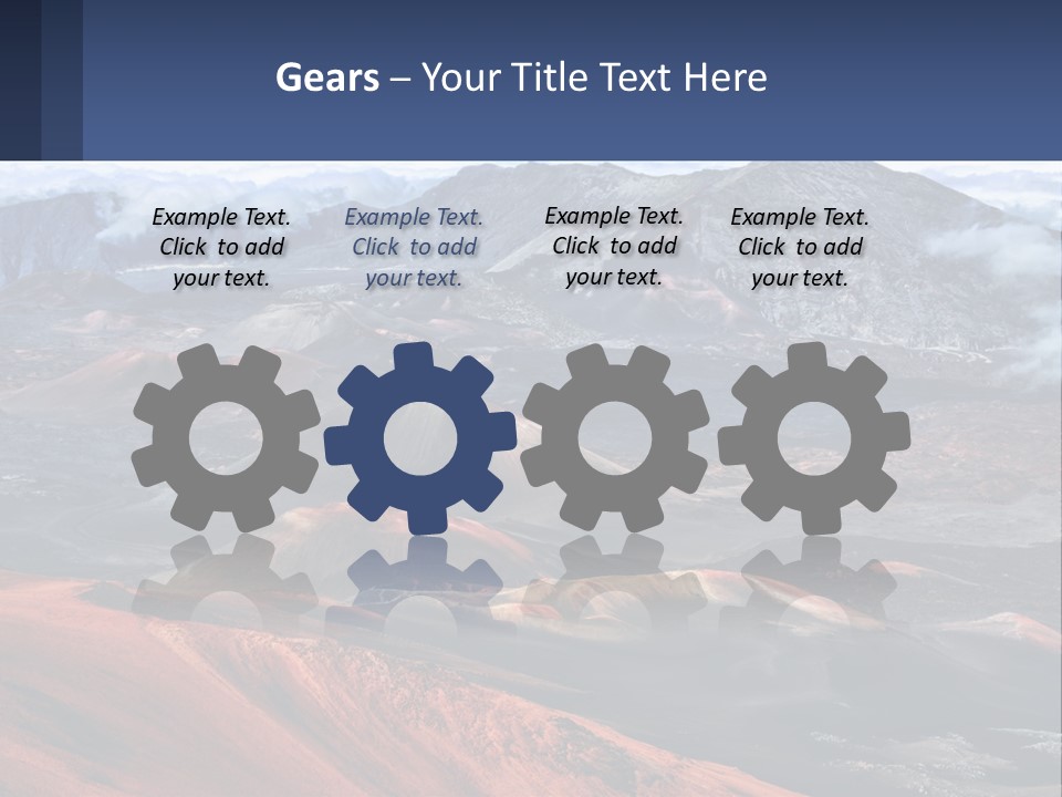 Mother White Sunset PowerPoint Template