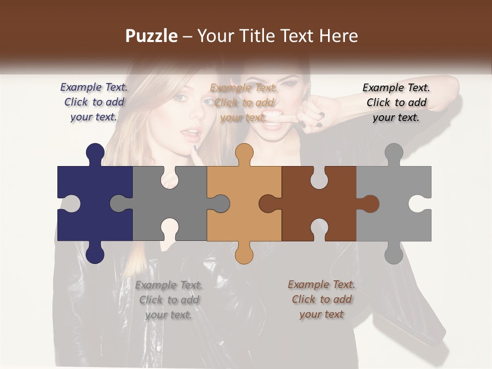 Caucasian Calm Coastal PowerPoint Template