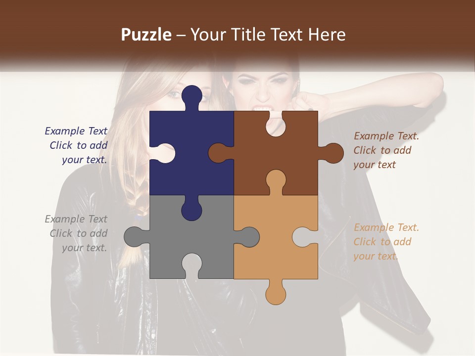 Caucasian Calm Coastal PowerPoint Template
