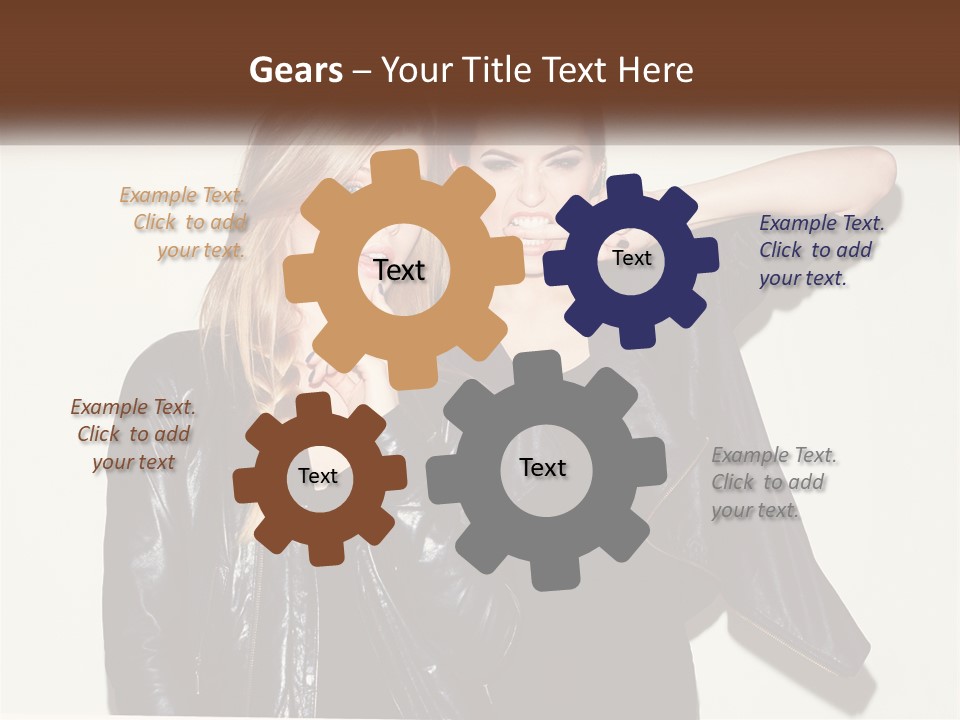 Caucasian Calm Coastal PowerPoint Template