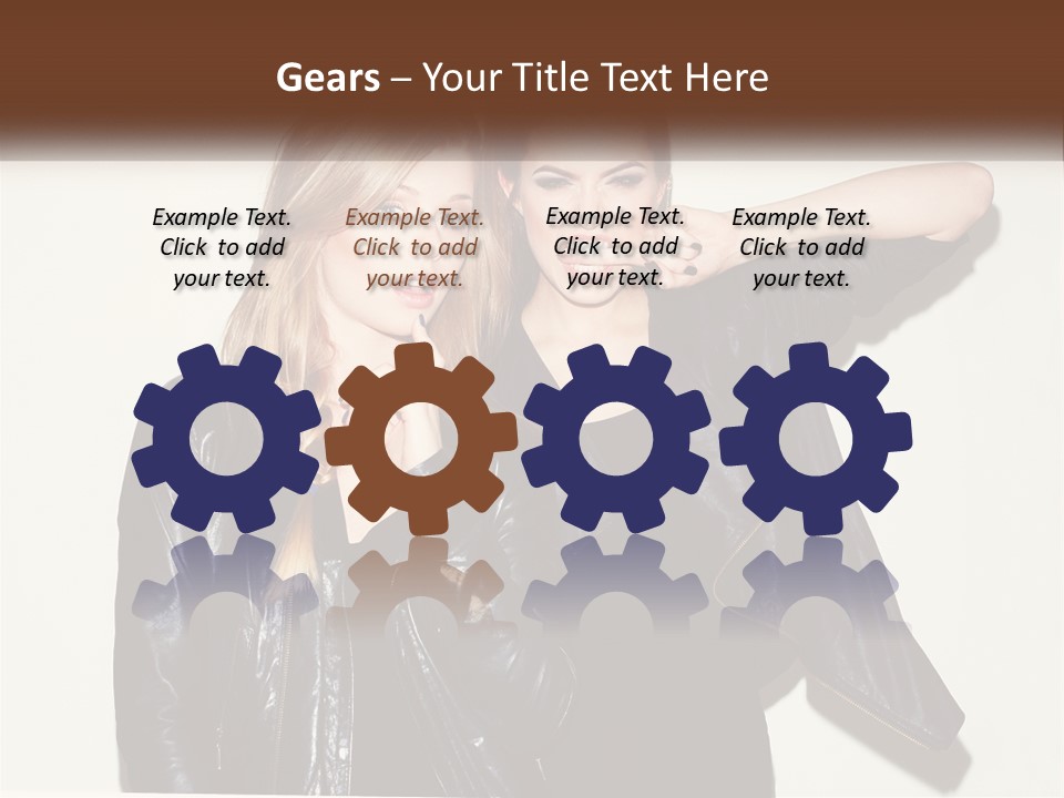 Caucasian Calm Coastal PowerPoint Template