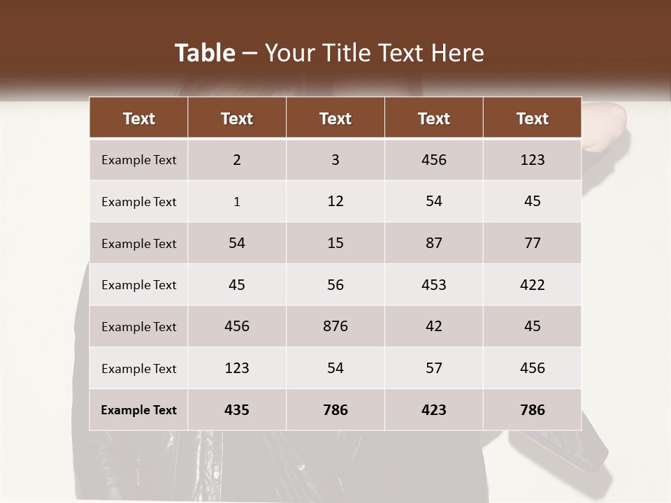 Caucasian Calm Coastal PowerPoint Template