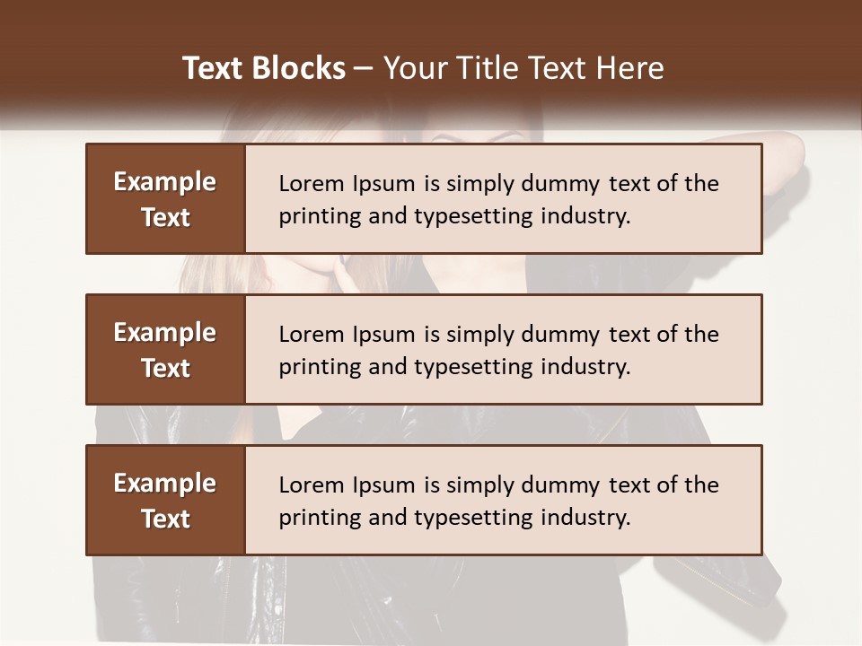 Caucasian Calm Coastal PowerPoint Template