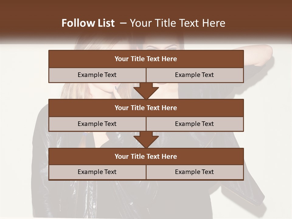 Caucasian Calm Coastal PowerPoint Template