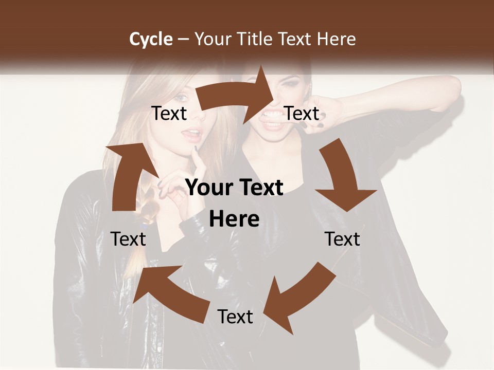 Caucasian Calm Coastal PowerPoint Template
