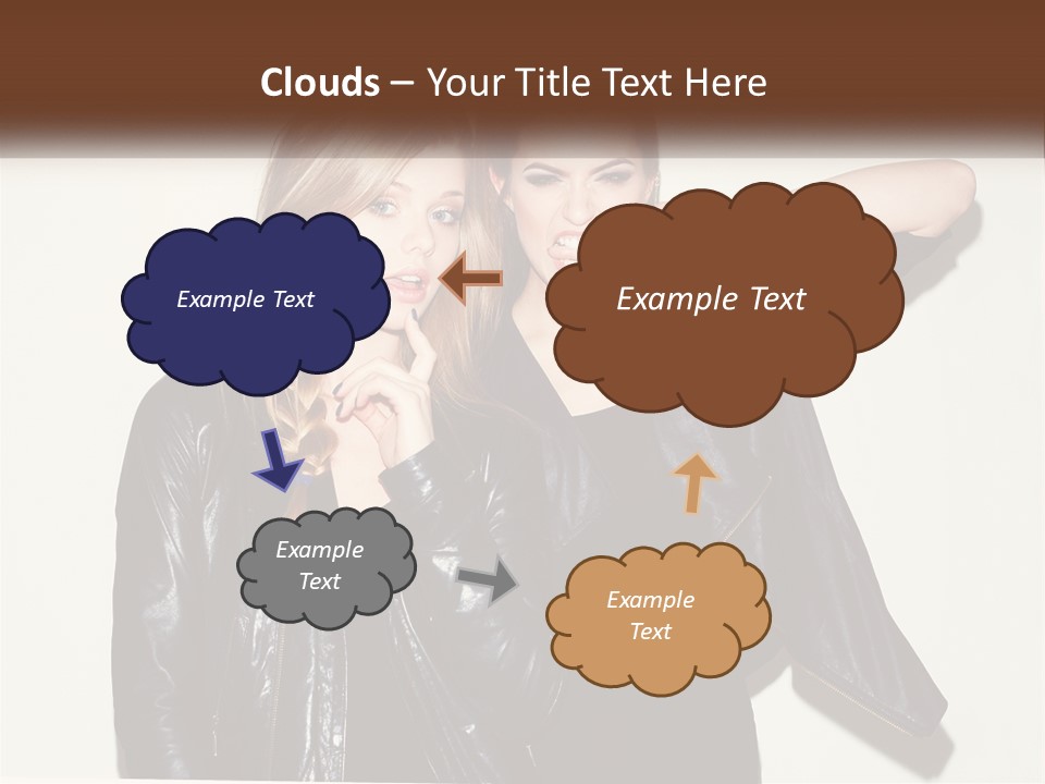 Caucasian Calm Coastal PowerPoint Template