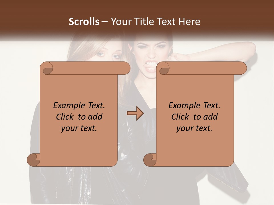 Caucasian Calm Coastal PowerPoint Template