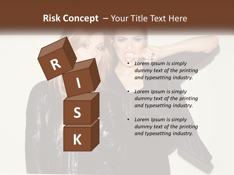 Caucasian Calm Coastal PowerPoint Template