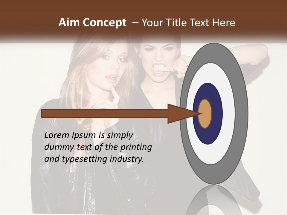 Caucasian Calm Coastal PowerPoint Template