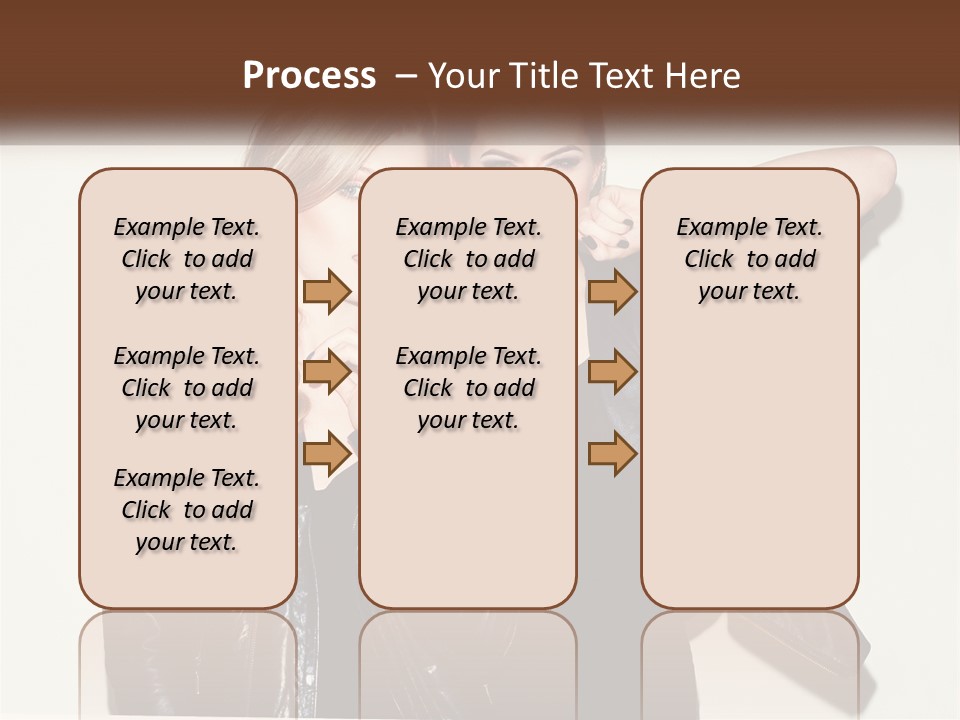 Caucasian Calm Coastal PowerPoint Template